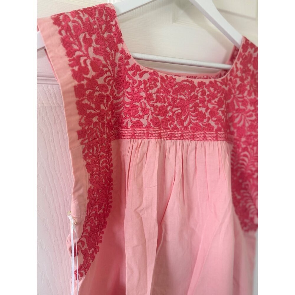 J. Marie Women's Pink Embroidered Lightweight Blouse Sleeveless Size S - Picture 14 of 14